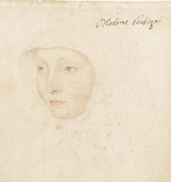 Anne de la Queuille
by Jean Clouet, 1544 2