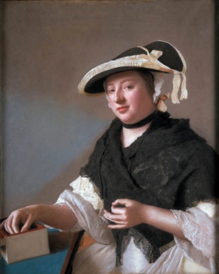 Harriet Churchill, Lady Fawkener
by Jean-Etienne Liotard, c 1760 1